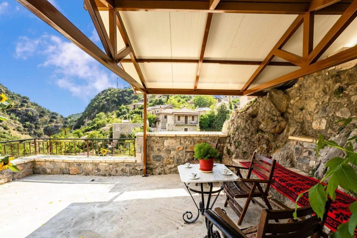 Stemnitsa Stone Residence - Cosy Mountain Escape Ngoại thất bức ảnh